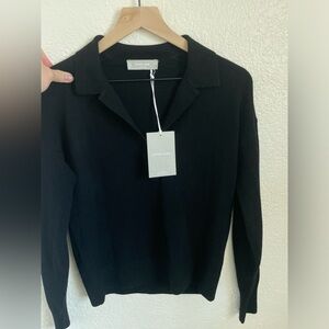 NWT Everlane 100% Cashmere polo sweater